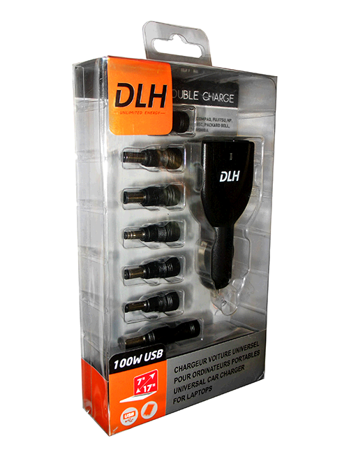 CHARGEUR VOITURE DLH SLIM 90W USB UNIVERSEL. - DLH Power - Chargeurs et  accessoires pour appareils mobiles