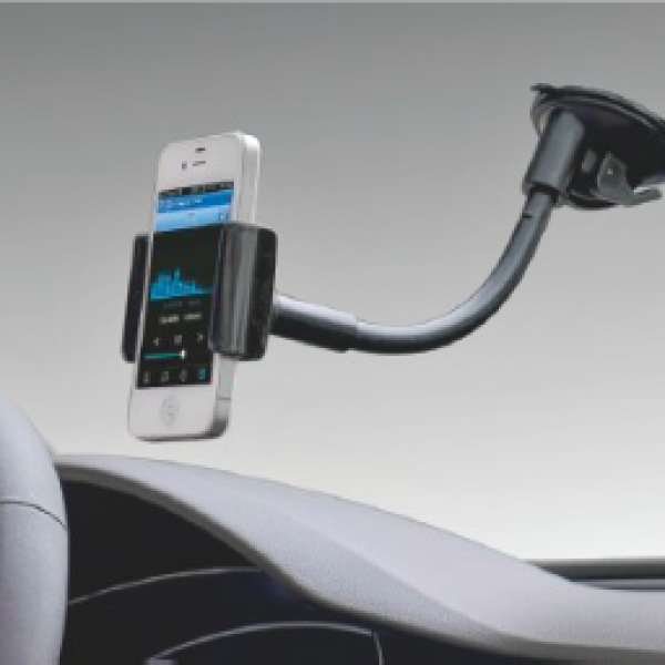 Support Voiture Smartphone Bras Flexible Attache Pare-brise - Noir -  Français