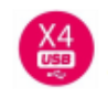 x4 USB